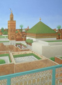 Rooftops, Marrakech by Larry Smart